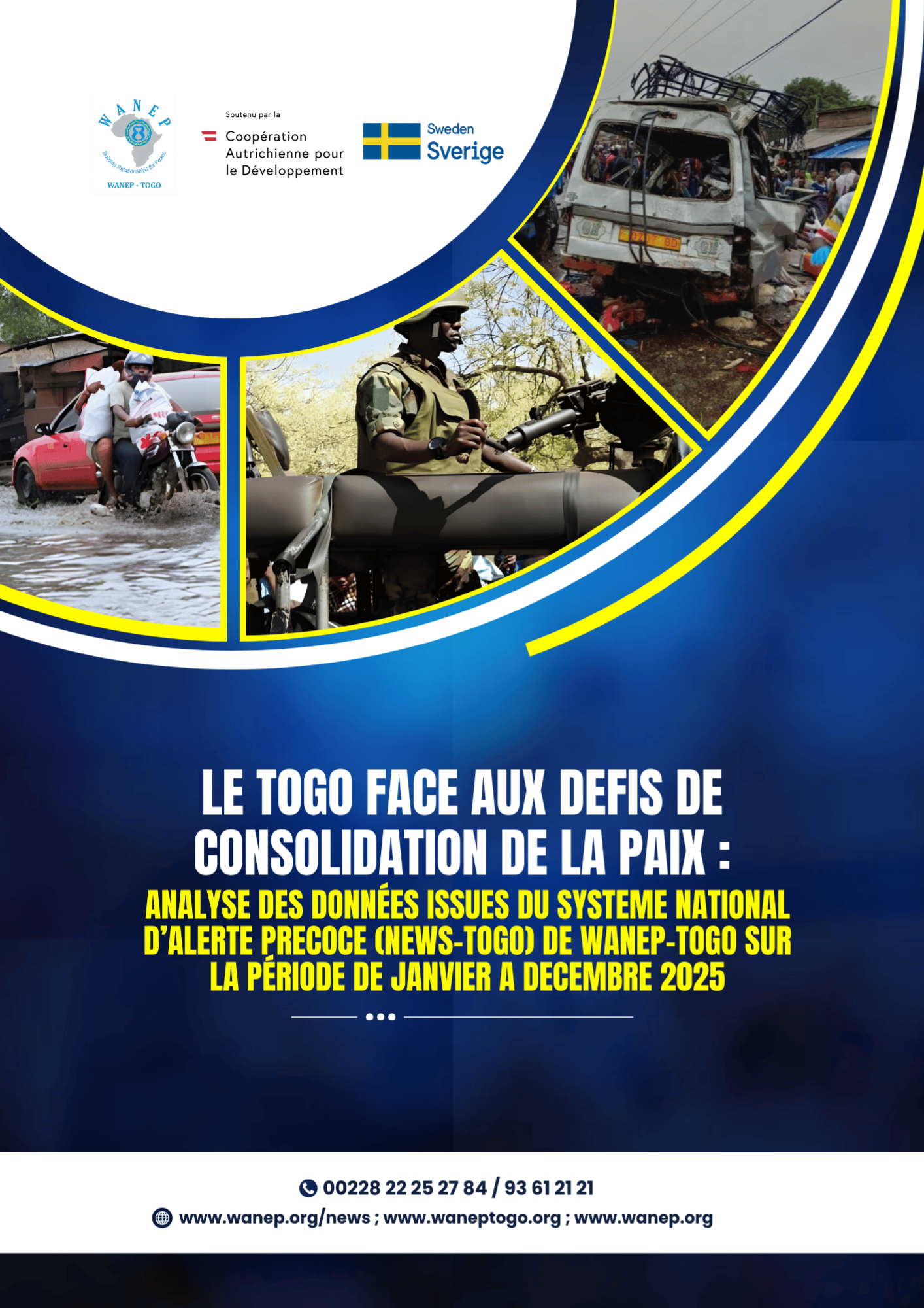 page de garde rapport sécuritaire 2025